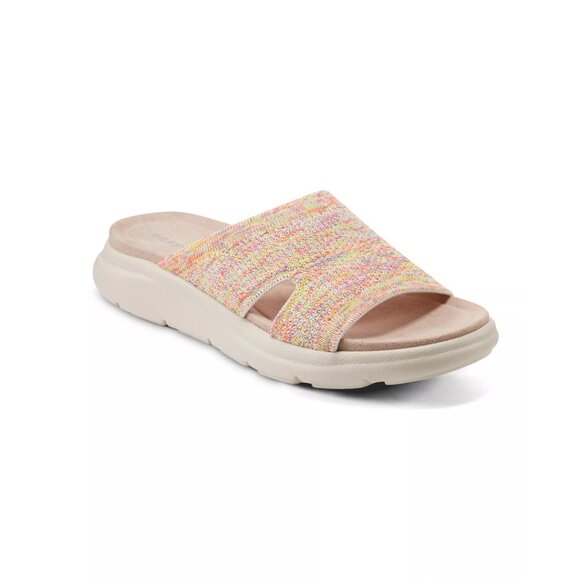 Easy Spirit Amari Knit Slide Sandals Pink - Size 6M - Picture 1 of 11